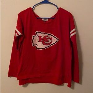 KC Chiefs Fashion Long-Sleeve T